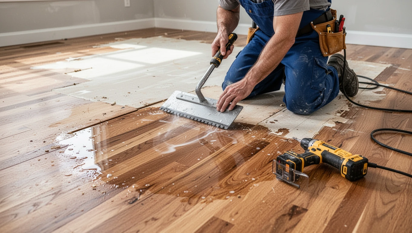 Hardwood Floor Water Damage Repair