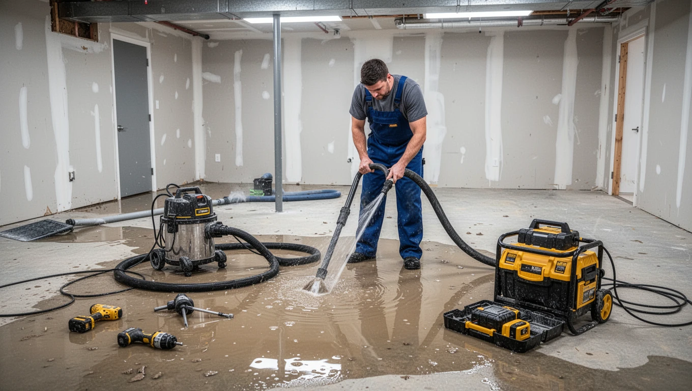 Basement Flood Cleanup