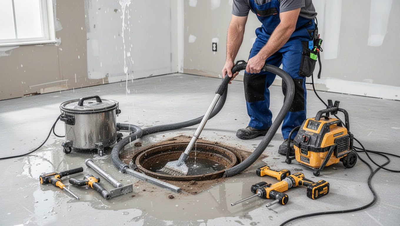Sewage Backup Cleanup